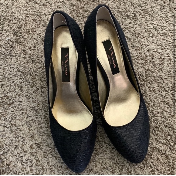 Black Sparkly Heels - Picture 2 of 5